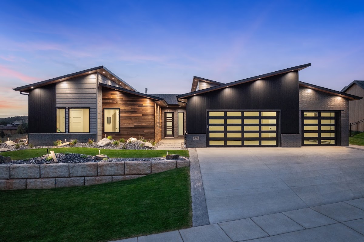 Modern craftsman home built by TNT in Rapid City